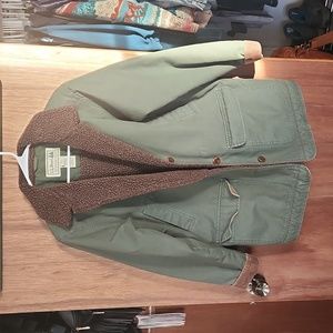 Vintage LL Bean women's button up coat